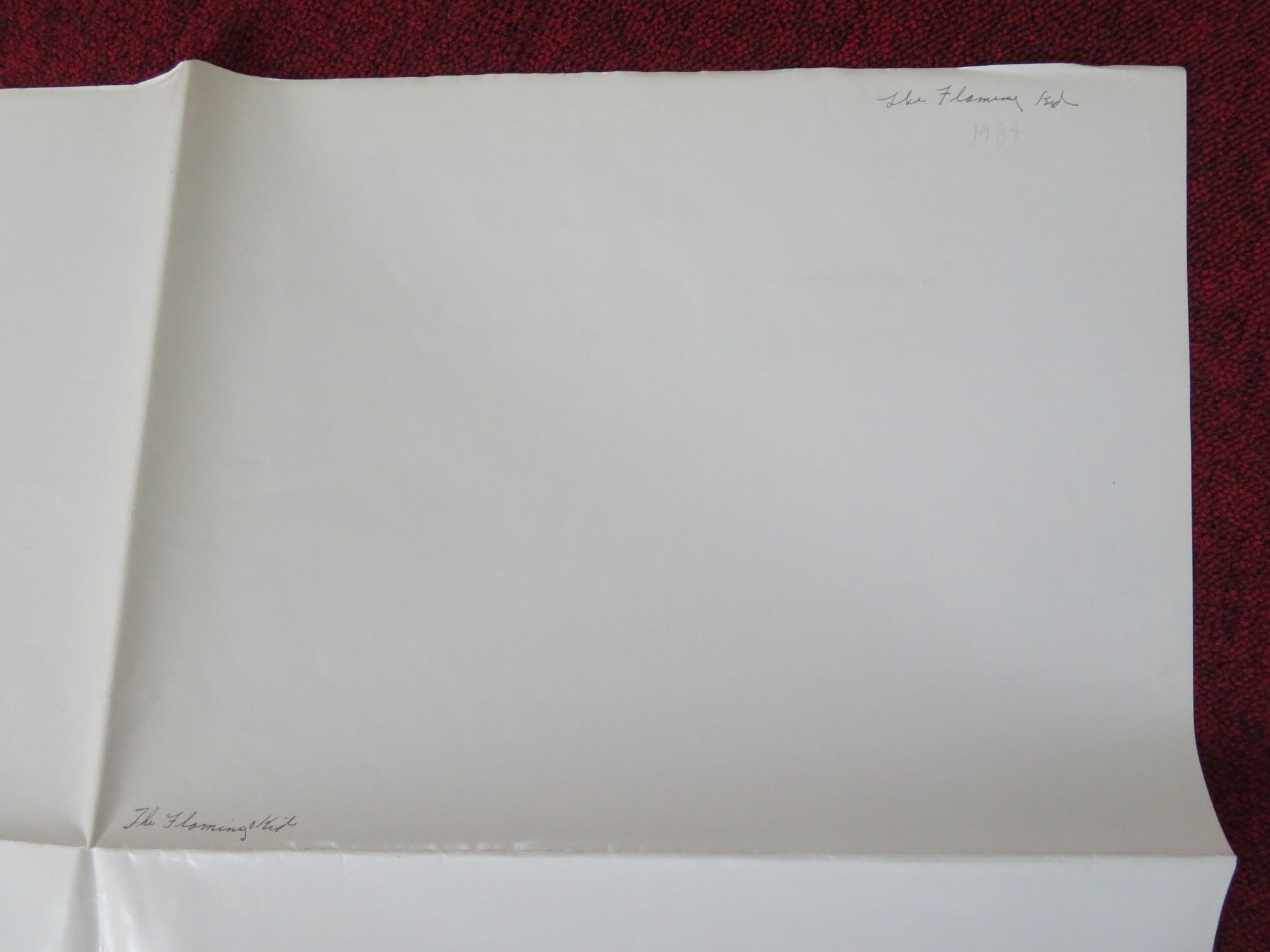 FLAMINGO KID FOLDED US ONE SHEET POSTER MATT DILLON RICHARD CRENNA 1984 Rendezvous Cinema Movie posters