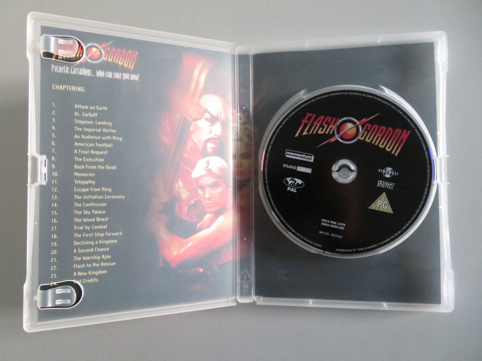 FLASH GORDON (DVD) SAM J. JONES MAX VON SYDOW 1980 REGION 2 Movie posters