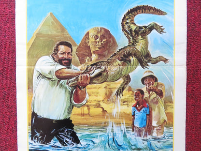 FLATFOOT IN EGYPT ITALIAN LOCANDINA POSTER BUD SPENCER ENZO CANNAVALE 1980 Rendezvous Cinema Movie posters