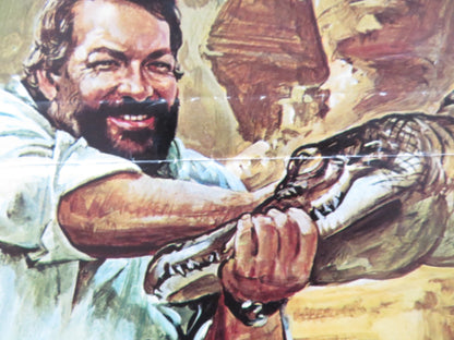 FLATFOOT IN EGYPT ITALIAN LOCANDINA POSTER BUD SPENCER ENZO CANNAVALE 1980 Rendezvous Cinema Movie posters
