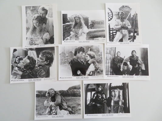 FLESH + BLOOD MOVIE STILL PHOTO LOT OF 8 RUTGER HAUER JENNIFER JASON LEIGH 1985 Movie posters