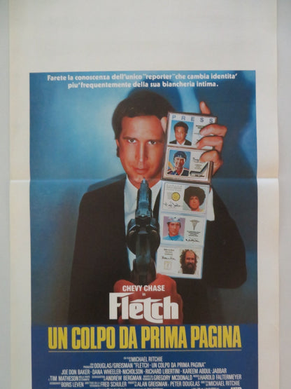 FLETCH ITALIAN LOCANDINA POSTER CHEVY CHASE JOE DON BAKER 1985 Movie posters