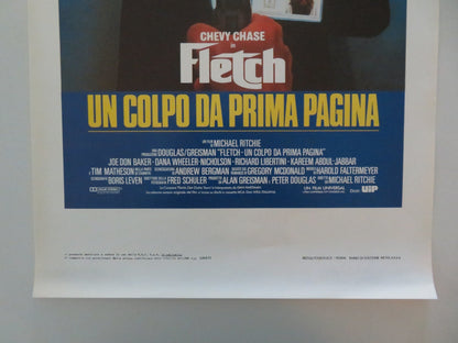FLETCH ITALIAN LOCANDINA POSTER CHEVY CHASE JOE DON BAKER 1985 Movie posters