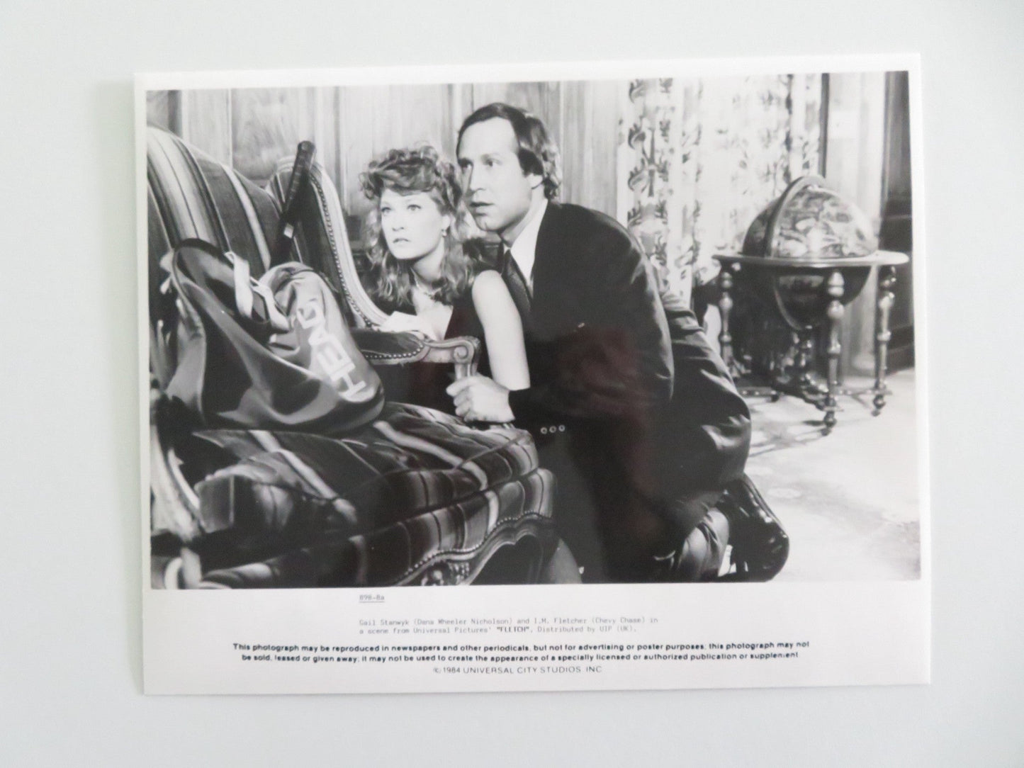 FLETCH MOVIE STILL PHOTO LOT OF 4 CHEVY CHASE DANA WHEELER - NICHOLSON 1985 Movie posters