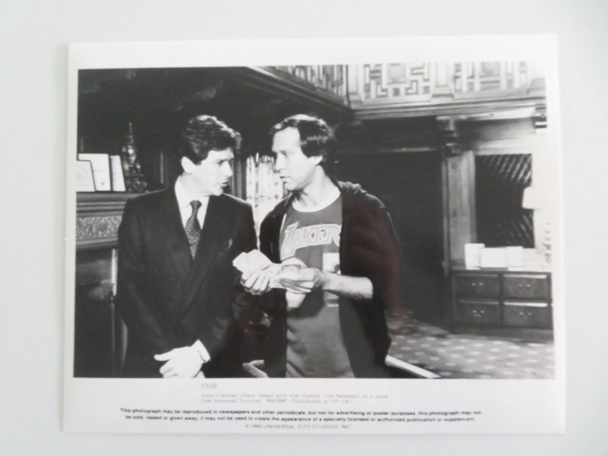 FLETCH MOVIE STILL PHOTO LOT OF 4 CHEVY CHASE DANA WHEELER - NICHOLSON 1985 Movie posters