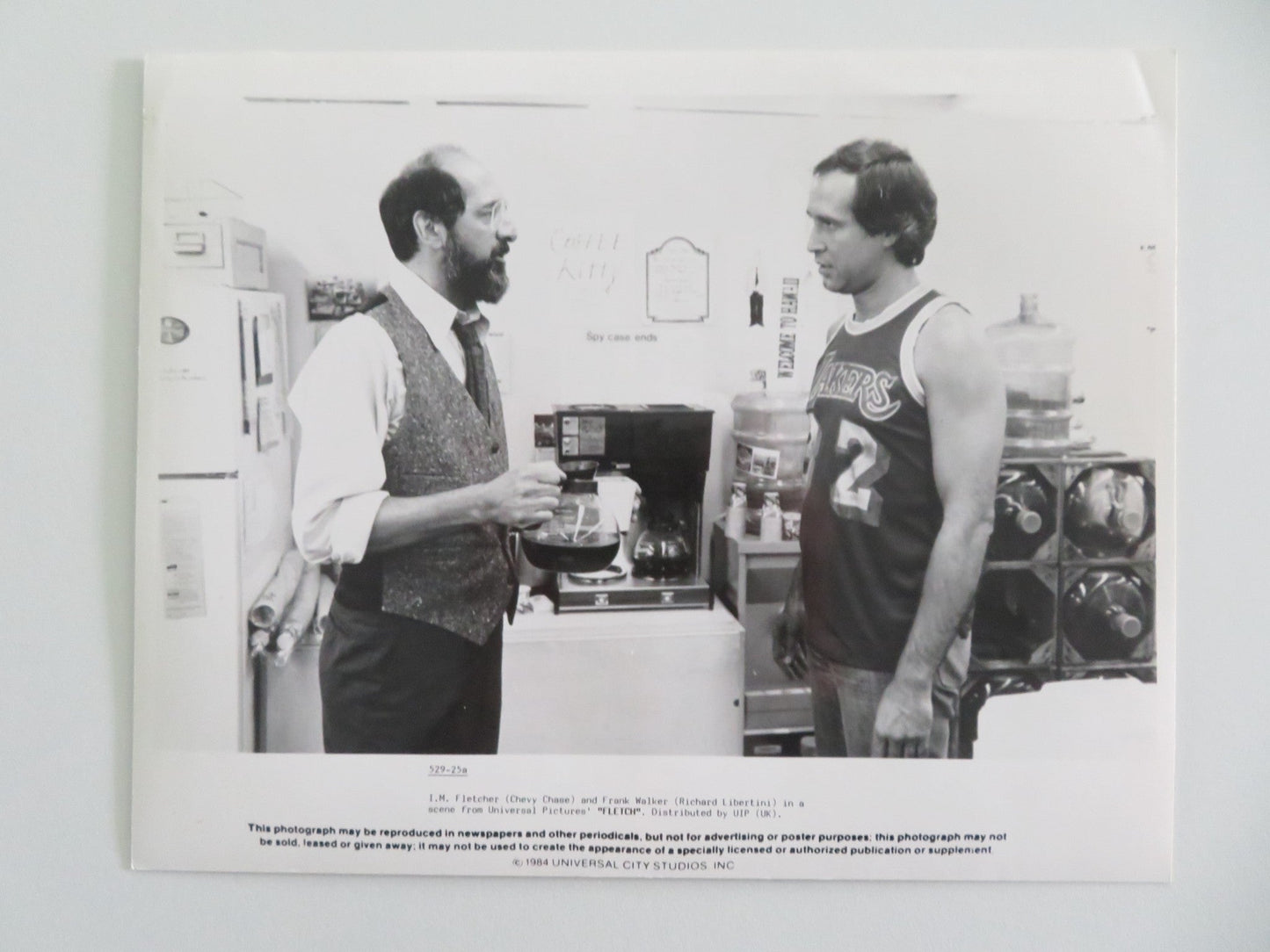 FLETCH MOVIE STILL PHOTO LOT OF 4 CHEVY CHASE DANA WHEELER - NICHOLSON 1985 Movie posters