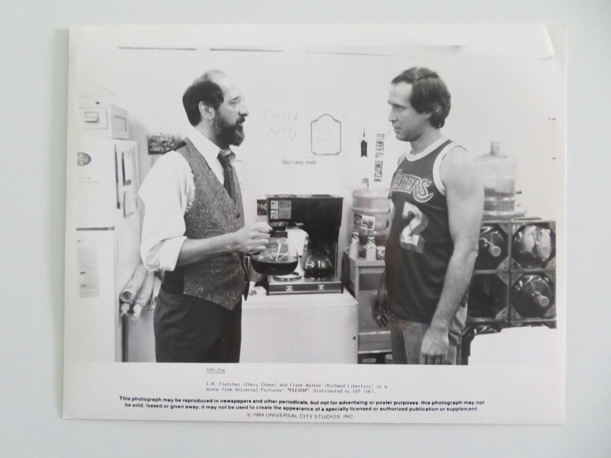 FLETCH MOVIE STILL PHOTO LOT OF 4 CHEVY CHASE DANA WHEELER - NICHOLSON 1985 Movie posters