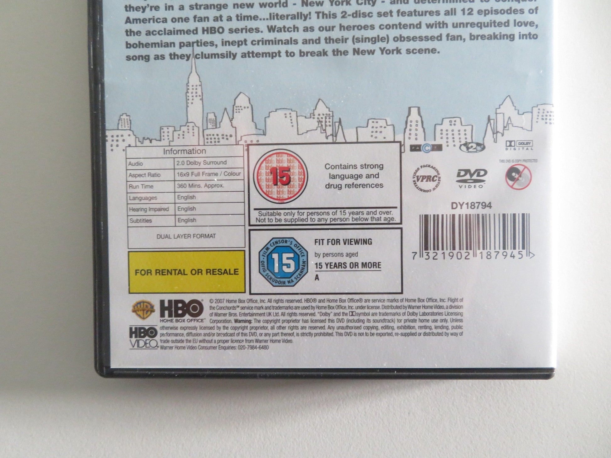 FLIGHT OF THE CONCHORDS - THE COMPLETE FIRST SEASON (DVD) CLEMENT 2007 REGION 2 Movie posters