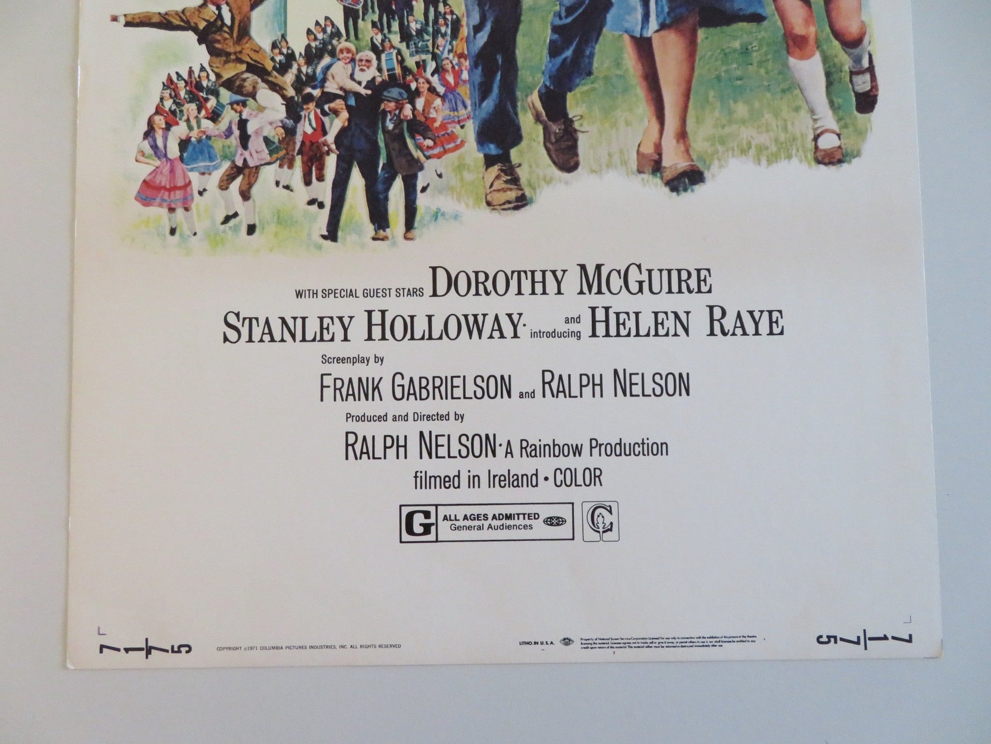 FLIGHT OF THE DOVES US INSERT POSTER RON MOODY JACK WILD 1971 Rendezvous Cinema Movie posters