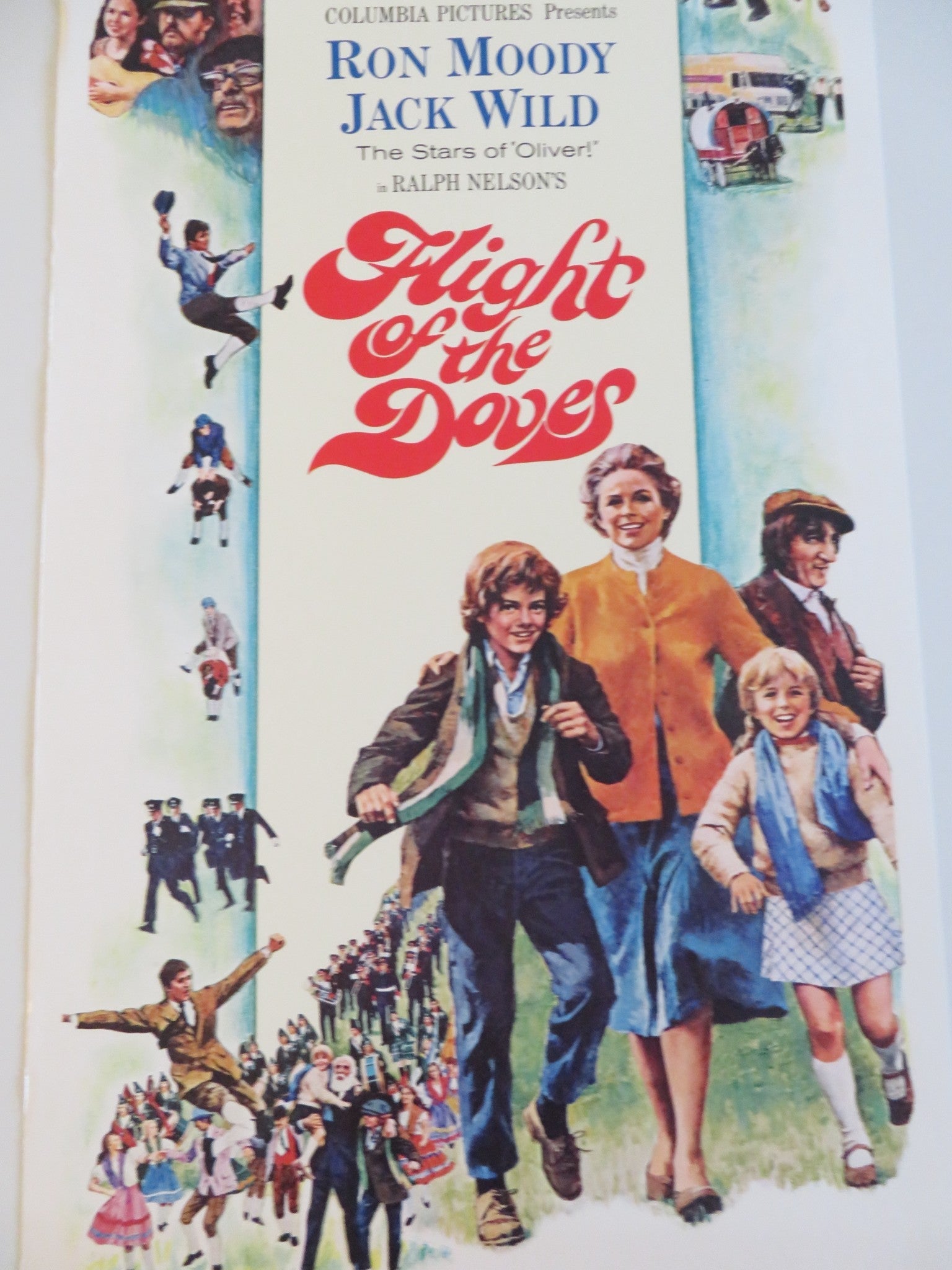 FLIGHT OF THE DOVES US INSERT POSTER RON MOODY JACK WILD 1971 Rendezvous Cinema Movie posters