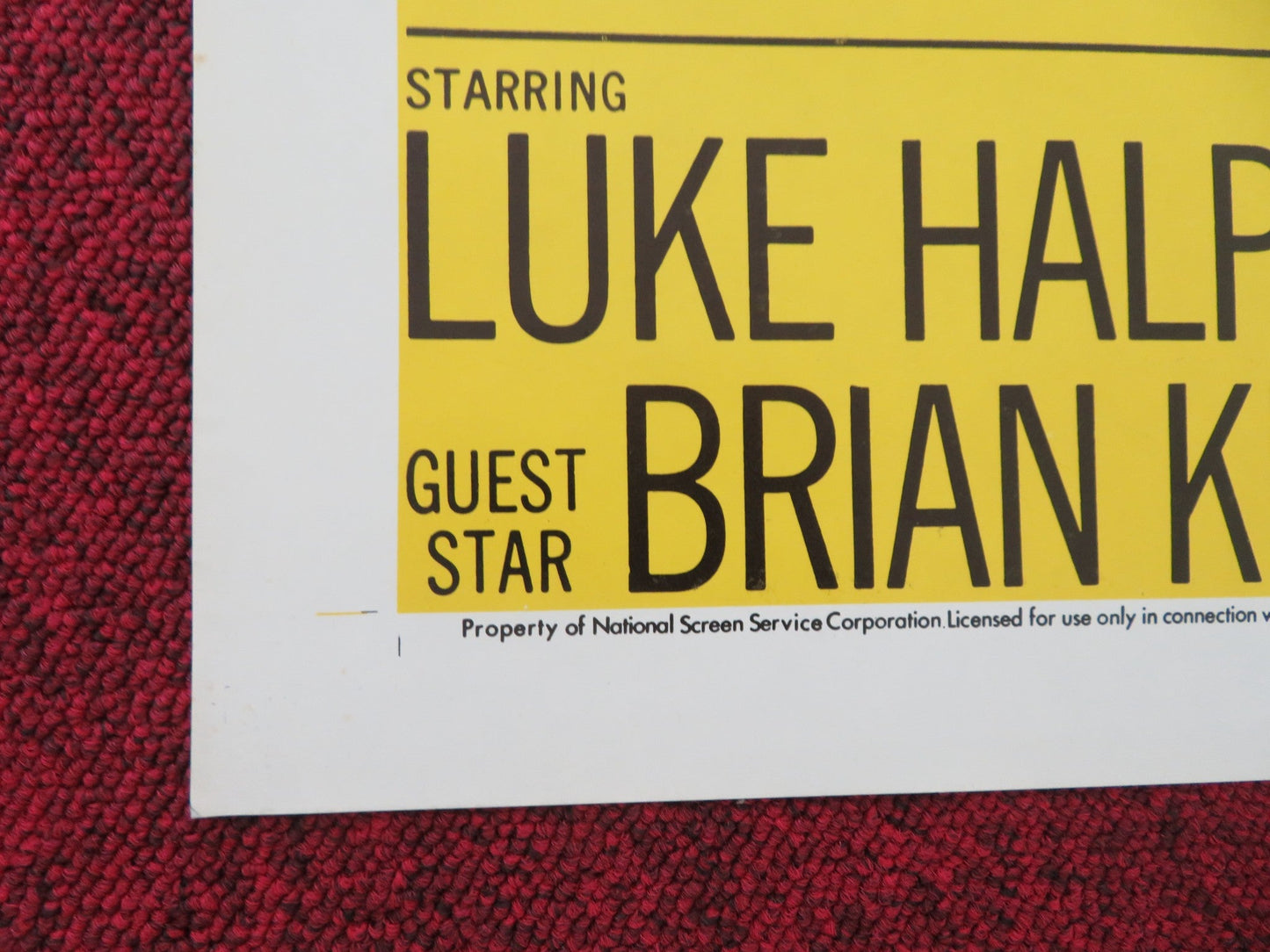 FLIPPER'S NEW ADVENTURE FOLDED US ONE SHEET POSTER LUKE HALPIN P. FRANKLIN R1972 Movie posters