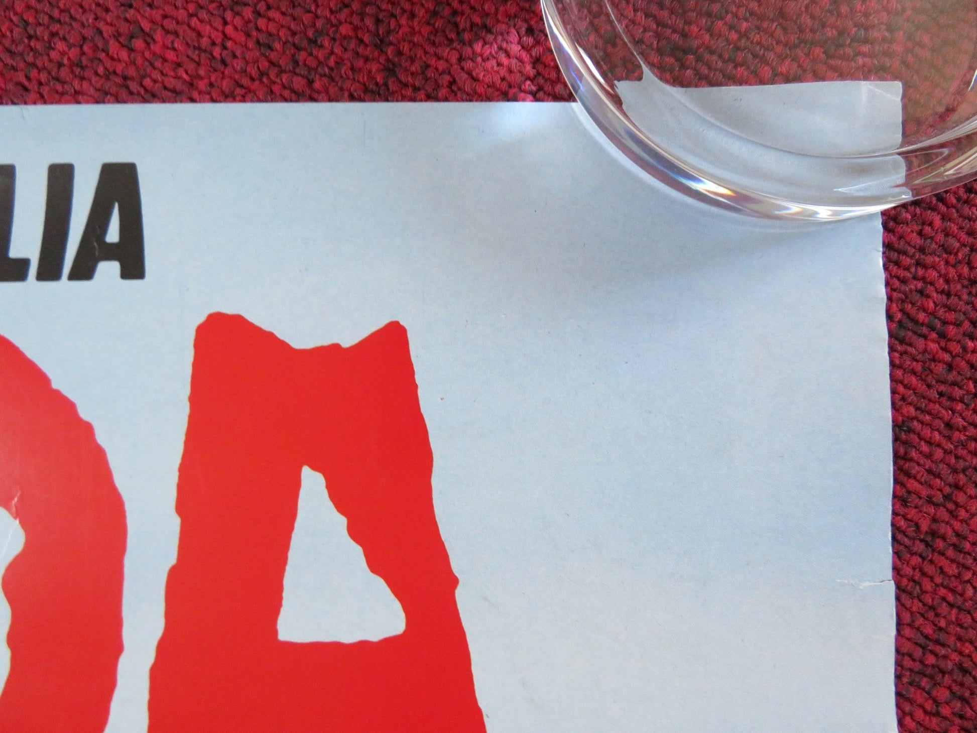 FLORIDA STRAITS VHS VIDEO POSTER ROLLED RAUL JULIA FRED WARD 1986 Rendezvous Cinema Movie posters