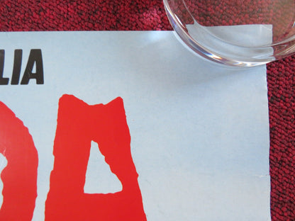 FLORIDA STRAITS VHS VIDEO POSTER ROLLED RAUL JULIA FRED WARD 1986 Rendezvous Cinema Movie posters