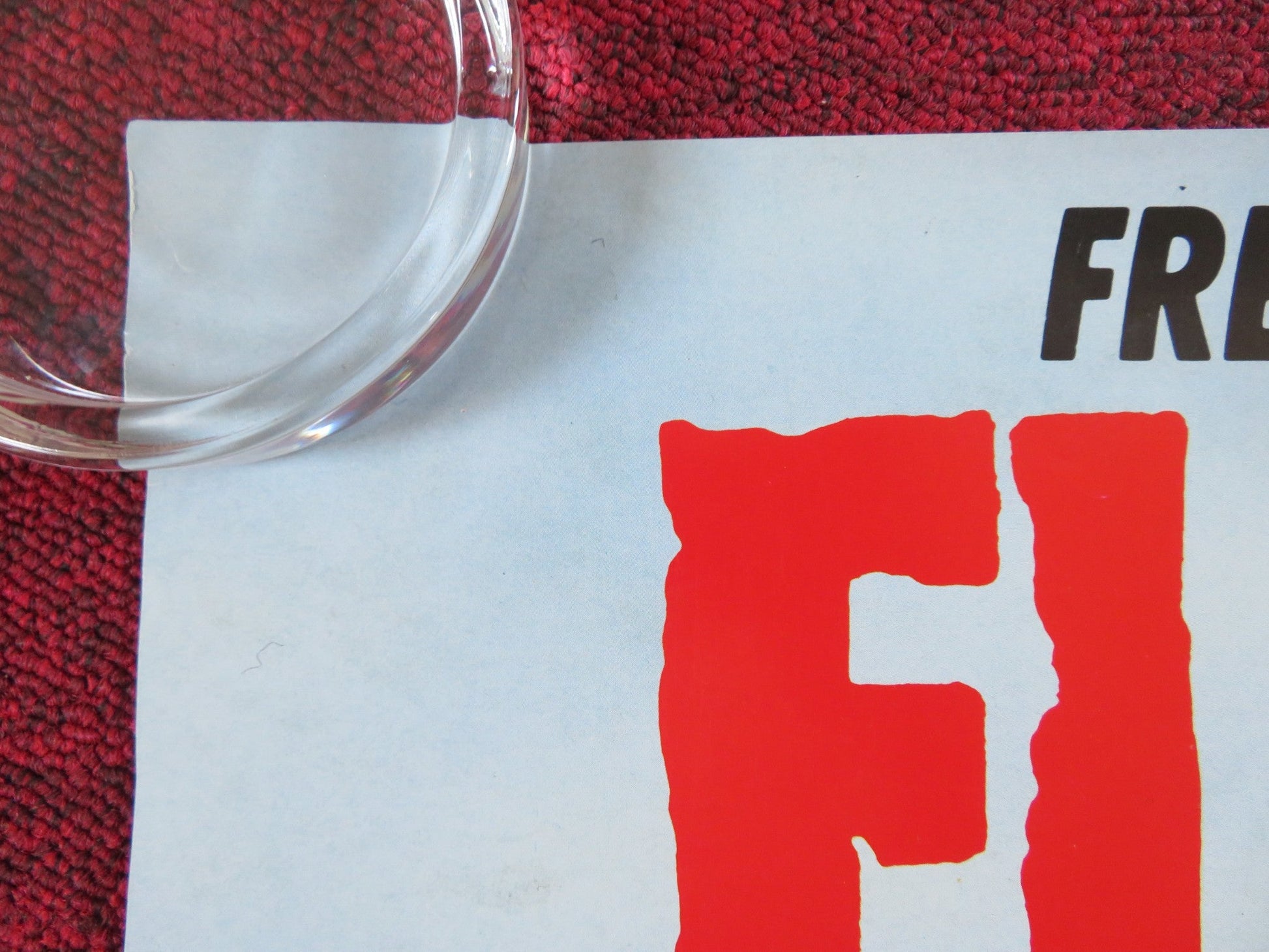 FLORIDA STRAITS VHS VIDEO POSTER ROLLED RAUL JULIA FRED WARD 1986 Rendezvous Cinema Movie posters