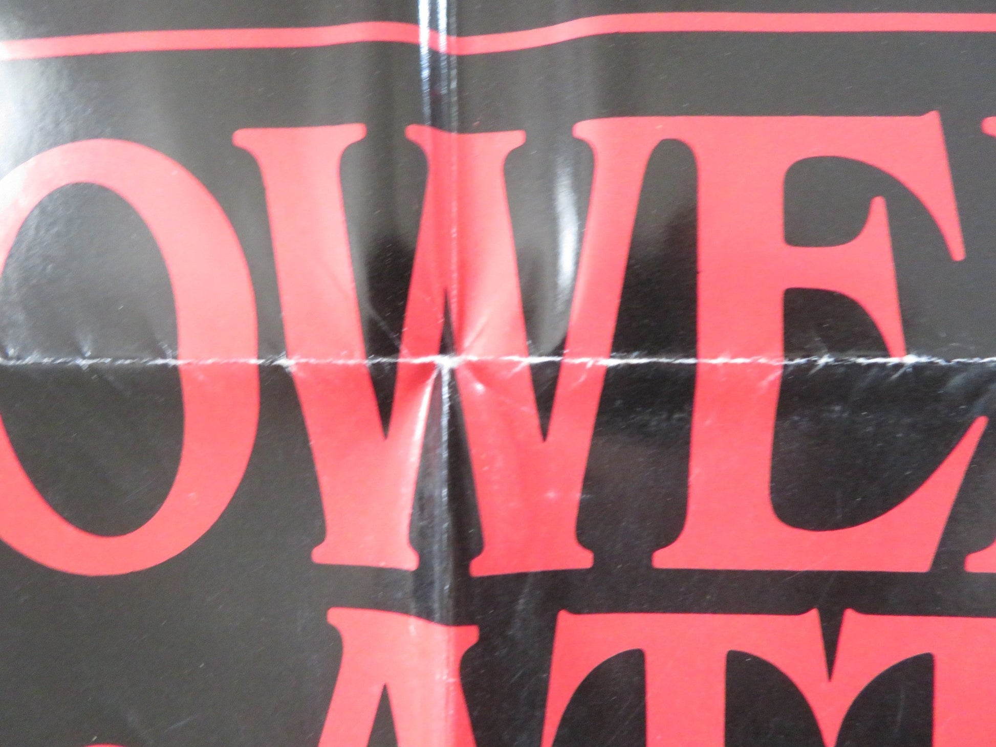 FLOWERS IN THE ATTIC FOLDED US ONE SHEET POSTER LOUISE FLETCHER V. TENNANT 1987 Rendezvous Cinema Movie posters