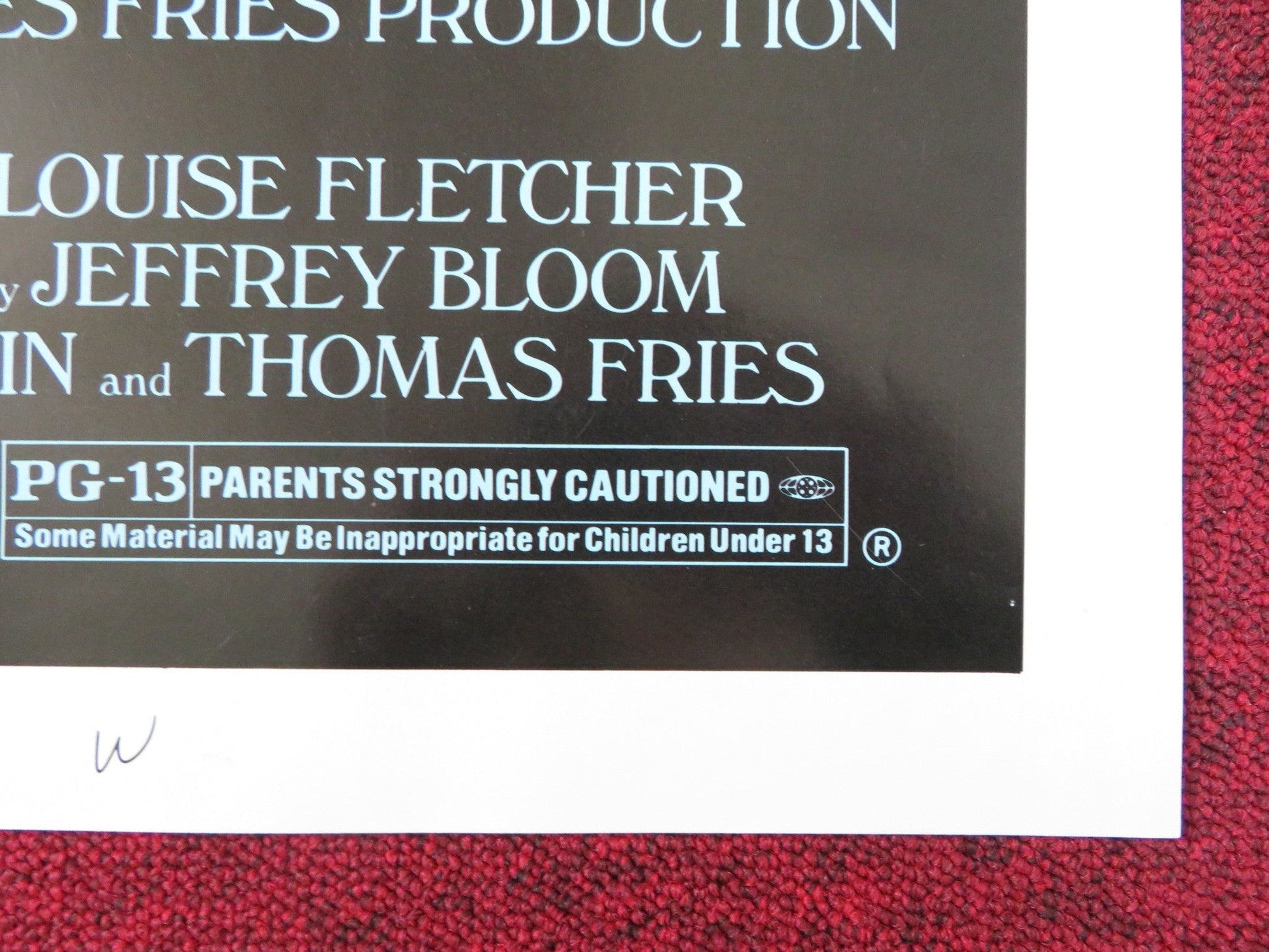 FLOWERS IN THE ATTIC FOLDED US ONE SHEET POSTER LOUISE FLETCHER V. TENNANT 1987 Rendezvous Cinema Movie posters