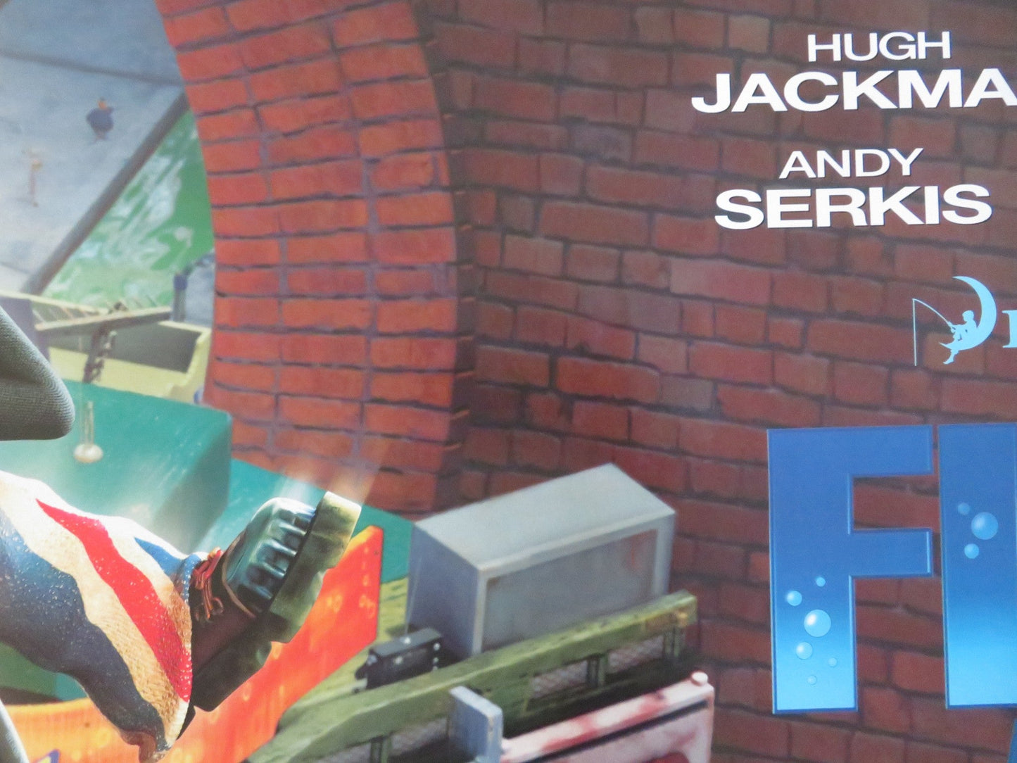 FLUSHED AWAY - B UK QUAD ROLLED POSTER HUGH JACKMAN KATE WINSLET 2006 Movie posters