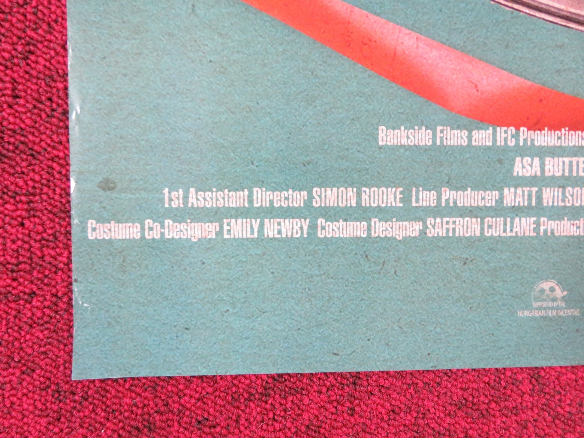 FLUX GOURMET US ONE SHEET ROLLED POSTER ASA BUTTERFIELD GWENDOLINE CHRISTIE 2022 Rendezvous Cinema Movie posters