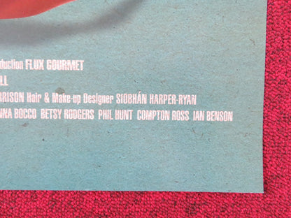 FLUX GOURMET US ONE SHEET ROLLED POSTER ASA BUTTERFIELD GWENDOLINE CHRISTIE 2022 Rendezvous Cinema Movie posters