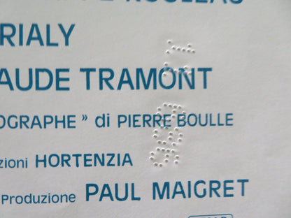 FOCAL POINT ITALIAN LOCANDINA POSTER ANNIE GIRARDOT JACQUES DUTRONC 1977 Movie posters