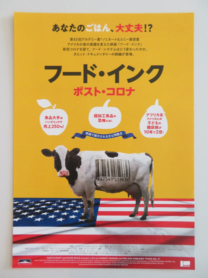 FOOD, INC.2 - B JAPANESE CHIRASHI (B5) POSTER MICHAEL POLLAN REYES - CHAVEZ 2023 Rendezvous Cinema Movie posters