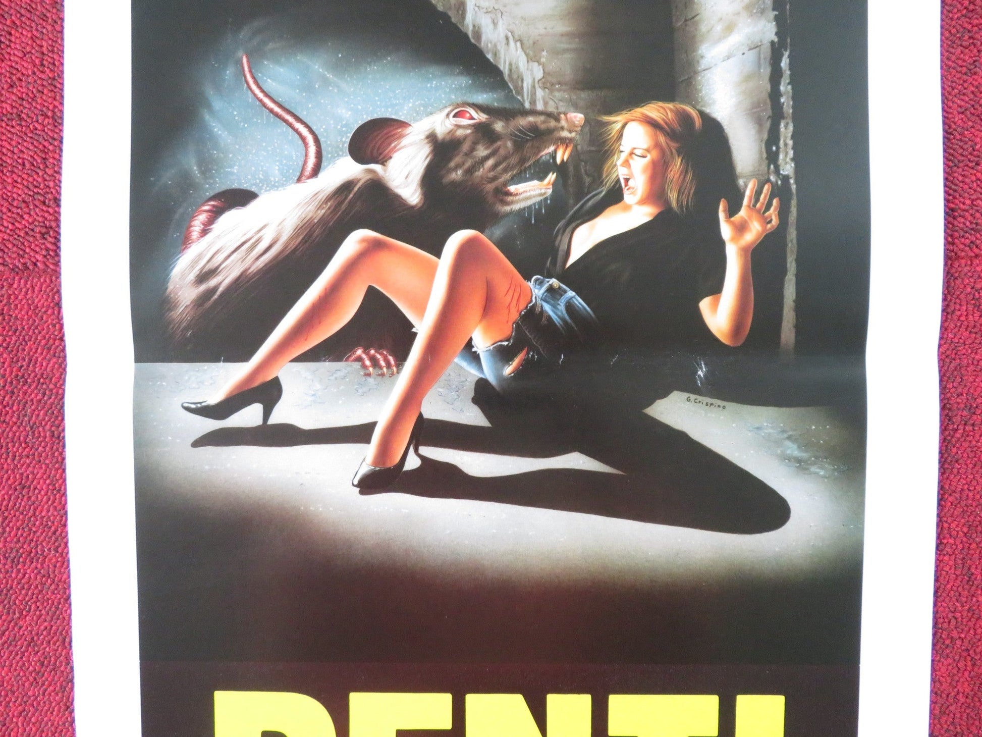 FOOD OF THE GODS II ITALIAN LOCANDINA POSTER PAUL COUFOS LISA SCHRAGE 1990 Rendezvous Cinema Movie posters