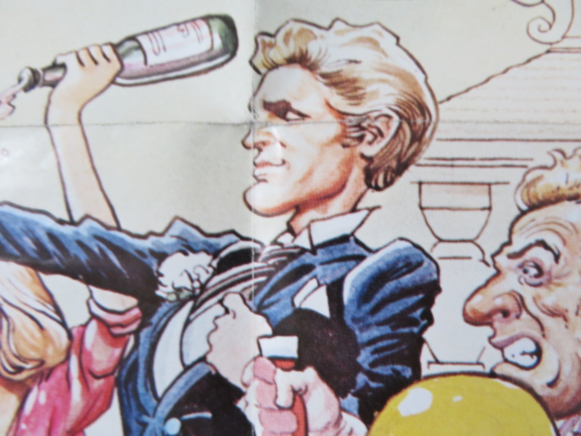 FOOLIN' AROUND FOLDED INTERNATIONAL ONE SHEET POSTER GARY BUSEY A. O'TOOLE 1980 Rendezvous Cinema Movie posters