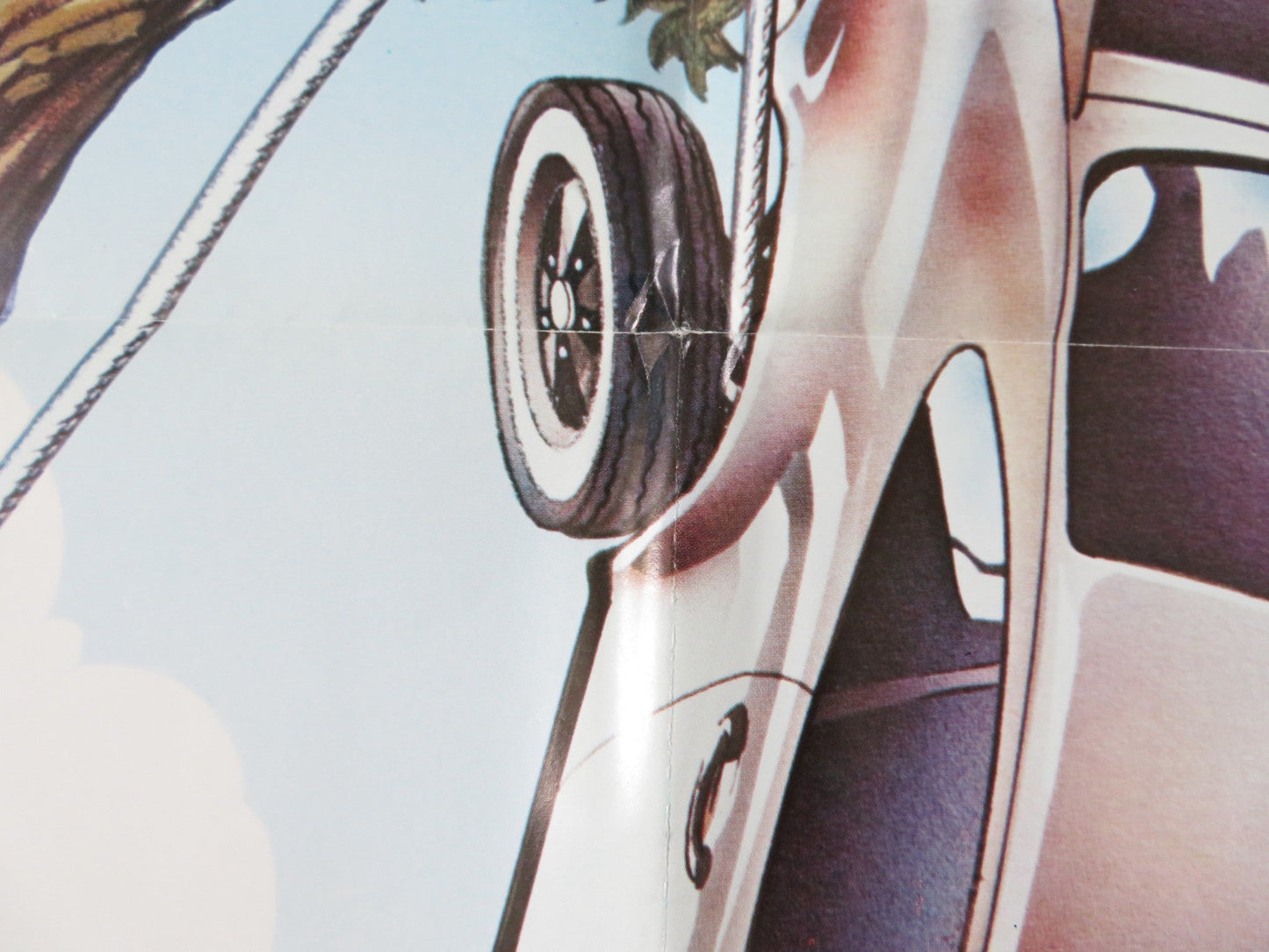 FOOLIN' AROUND FOLDED INTERNATIONAL ONE SHEET POSTER GARY BUSEY A. O'TOOLE 1980 Rendezvous Cinema Movie posters