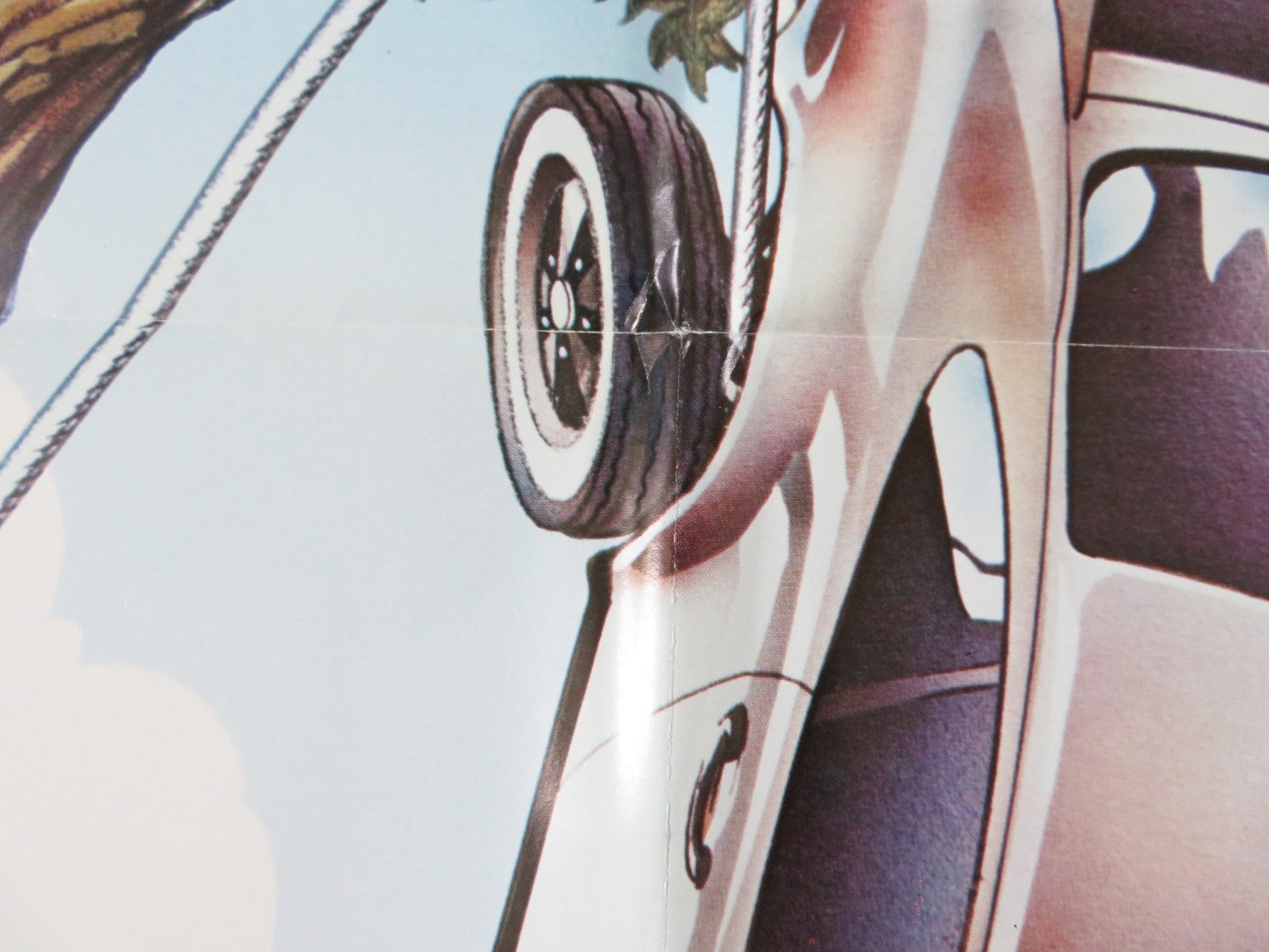 FOOLIN' AROUND FOLDED INTERNATIONAL ONE SHEET POSTER GARY BUSEY A. O'TOOLE 1980 Rendezvous Cinema Movie posters