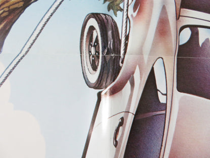 FOOLIN' AROUND FOLDED INTERNATIONAL ONE SHEET POSTER GARY BUSEY A. O'TOOLE 1980 Rendezvous Cinema Movie posters