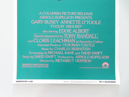 Foolin' Around US Insert Poster Gary Busey Annette O'Toole 1980 Movie posters