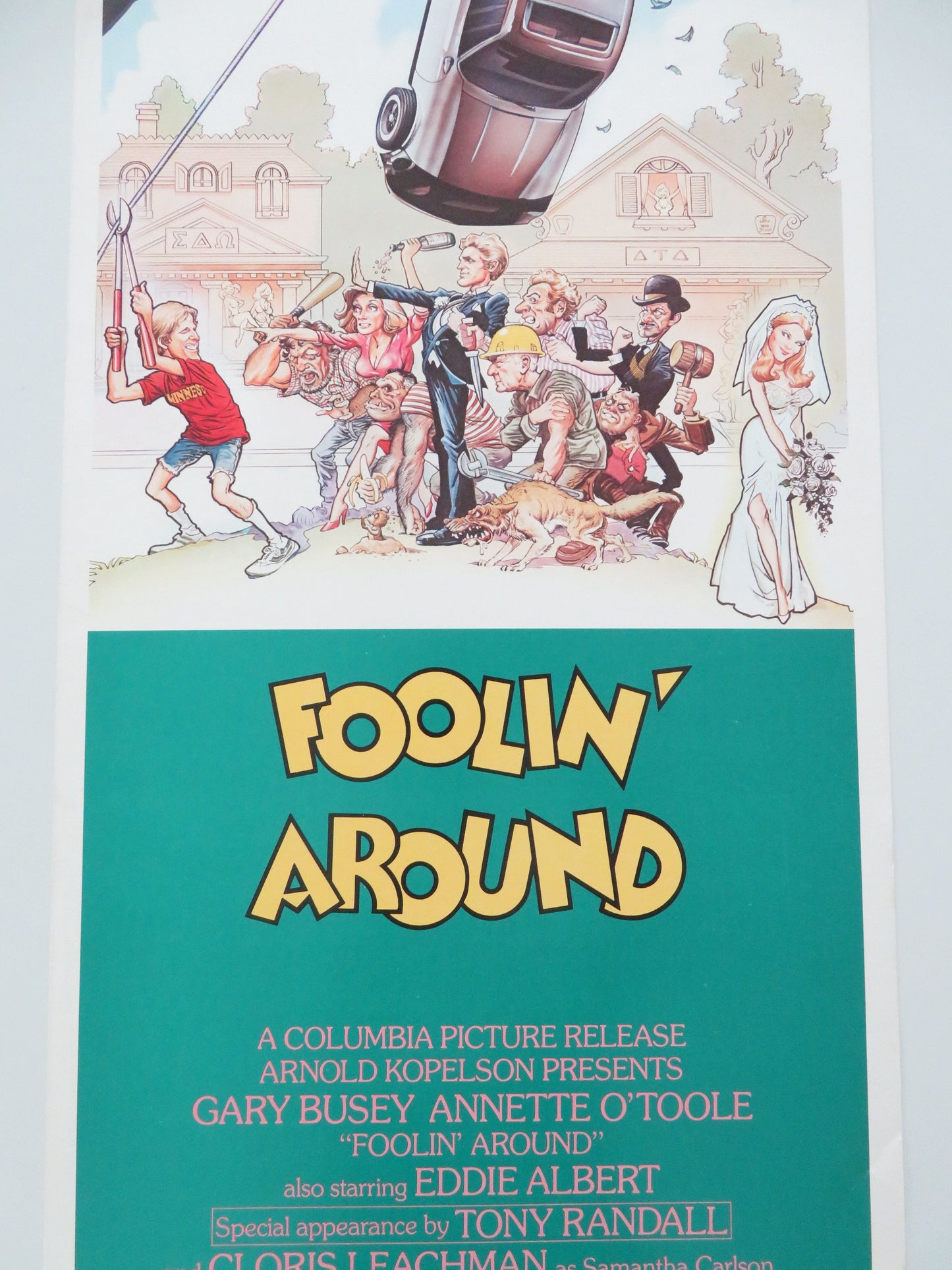 Foolin' Around US Insert Poster Gary Busey Annette O'Toole 1980 Movie posters