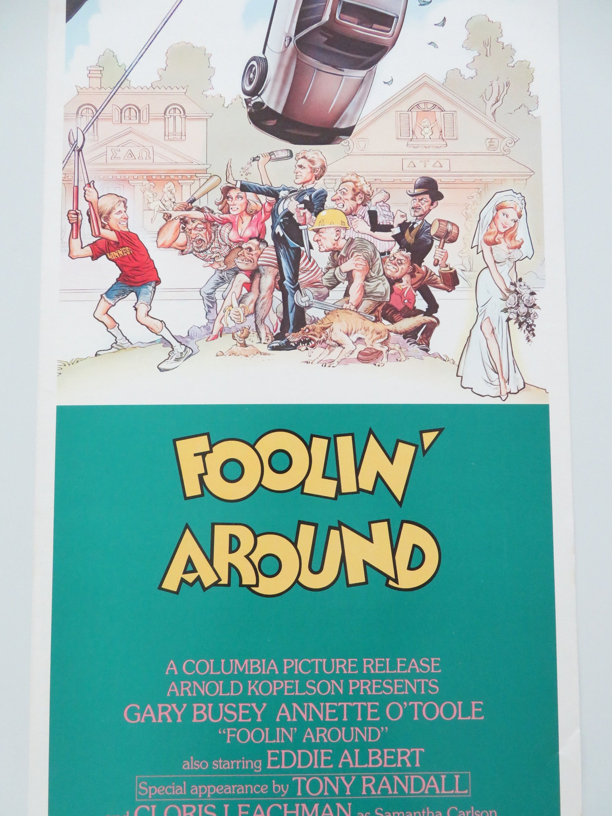 Foolin' Around US Insert Poster Gary Busey Annette O'Toole 1980 Movie posters