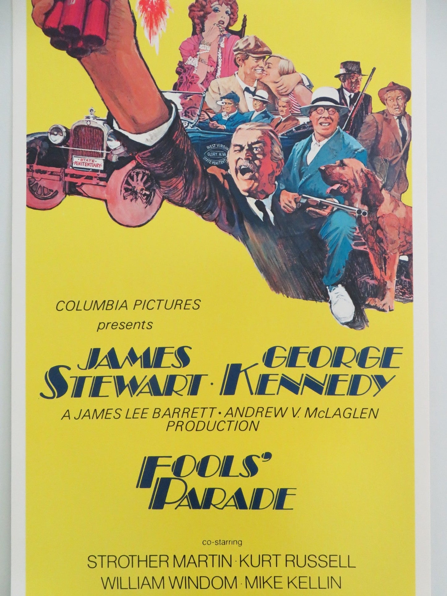 Fools' Parade US Insert Poster James Stewart George Kennedy Kurt Russell 1971 Movie posters