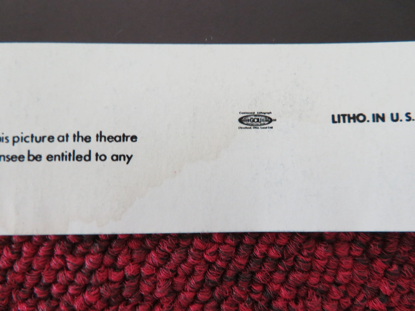 FOOTLOOSE FOLDED US ONE SHEET POSTER KEVIN BACON LORI SINGER 1984 Movie posters