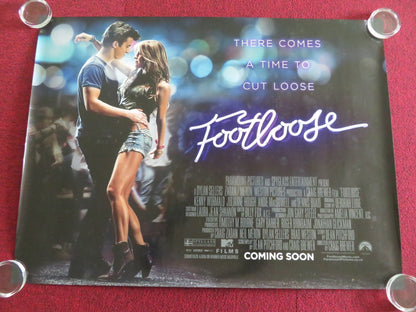 FOOTLOOSE UK QUAD ROLLED POSTER KENNY WORMALD JULIANNE HOUGH 2011 Movie posters