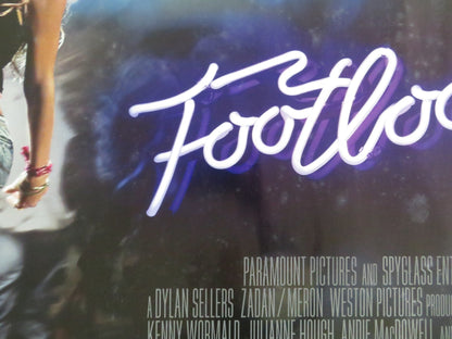 FOOTLOOSE UK QUAD ROLLED POSTER KENNY WORMALD JULIANNE HOUGH 2011 Movie posters