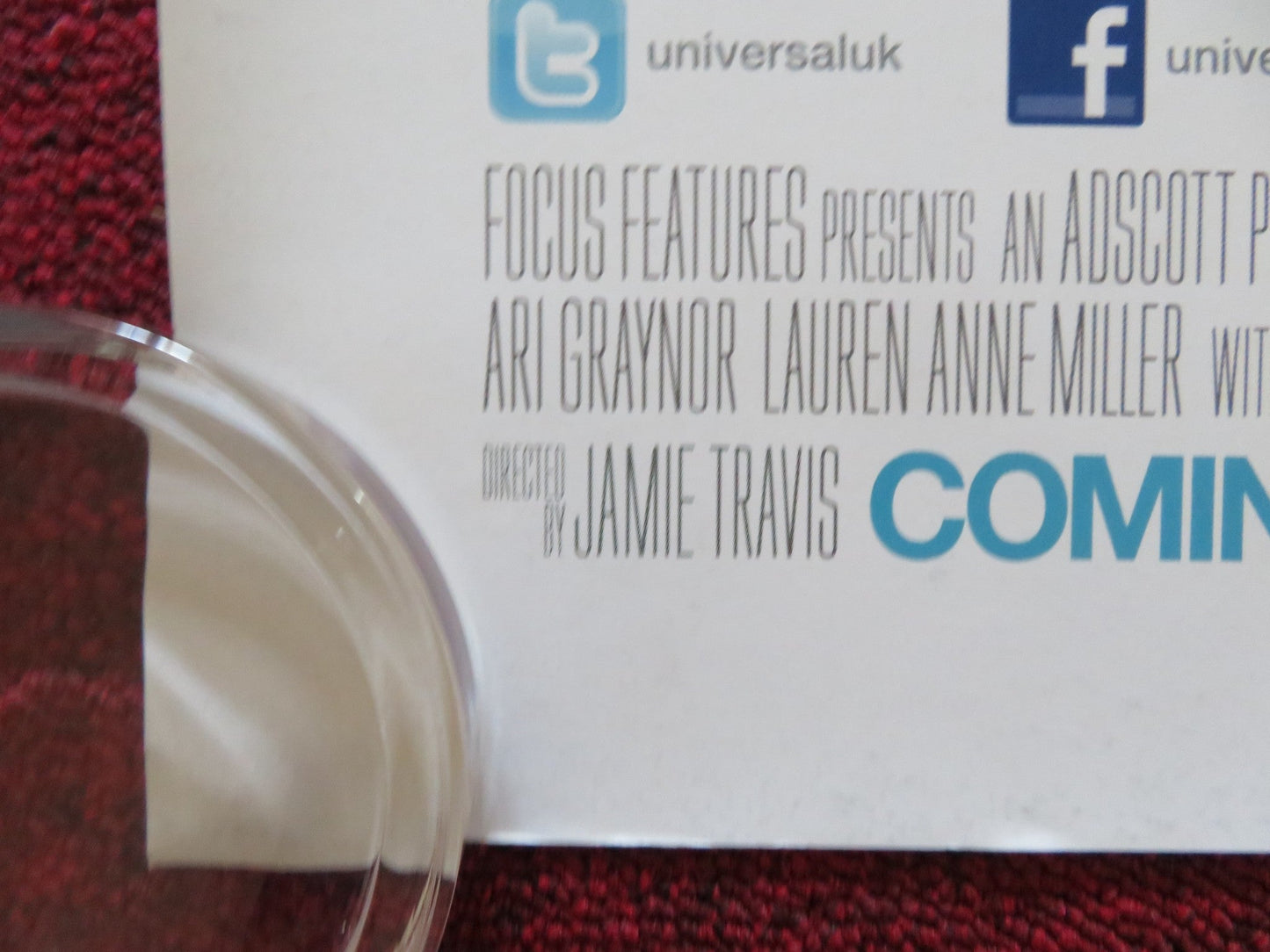 FOR A GOOD TIME, CALL... UK QUAD ROLLED POSTER ARI GRAYNOR JUSTIN LONG 2012 Rendezvous Cinema Movie posters