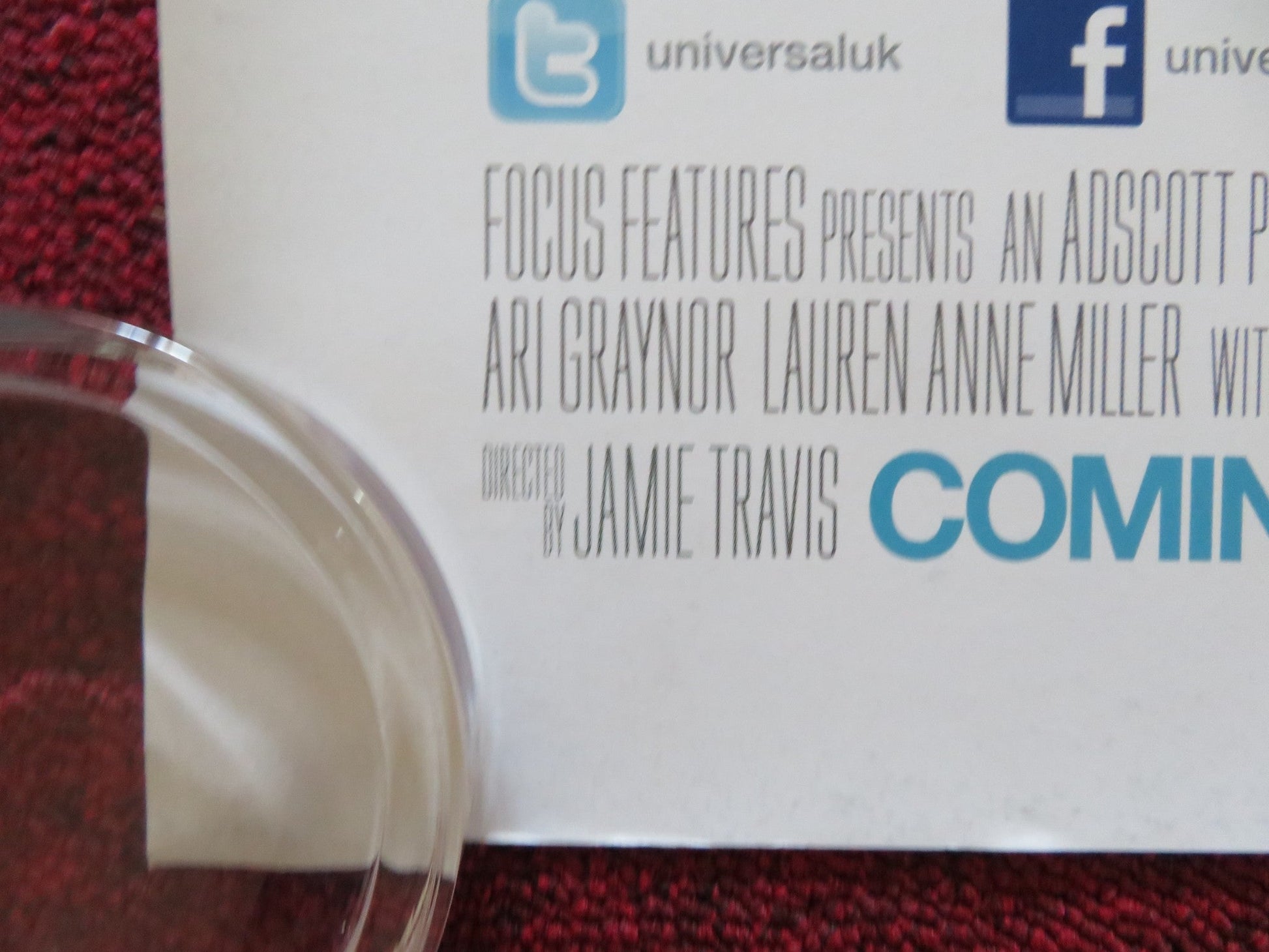 FOR A GOOD TIME, CALL... UK QUAD ROLLED POSTER ARI GRAYNOR JUSTIN LONG 2012 Rendezvous Cinema Movie posters