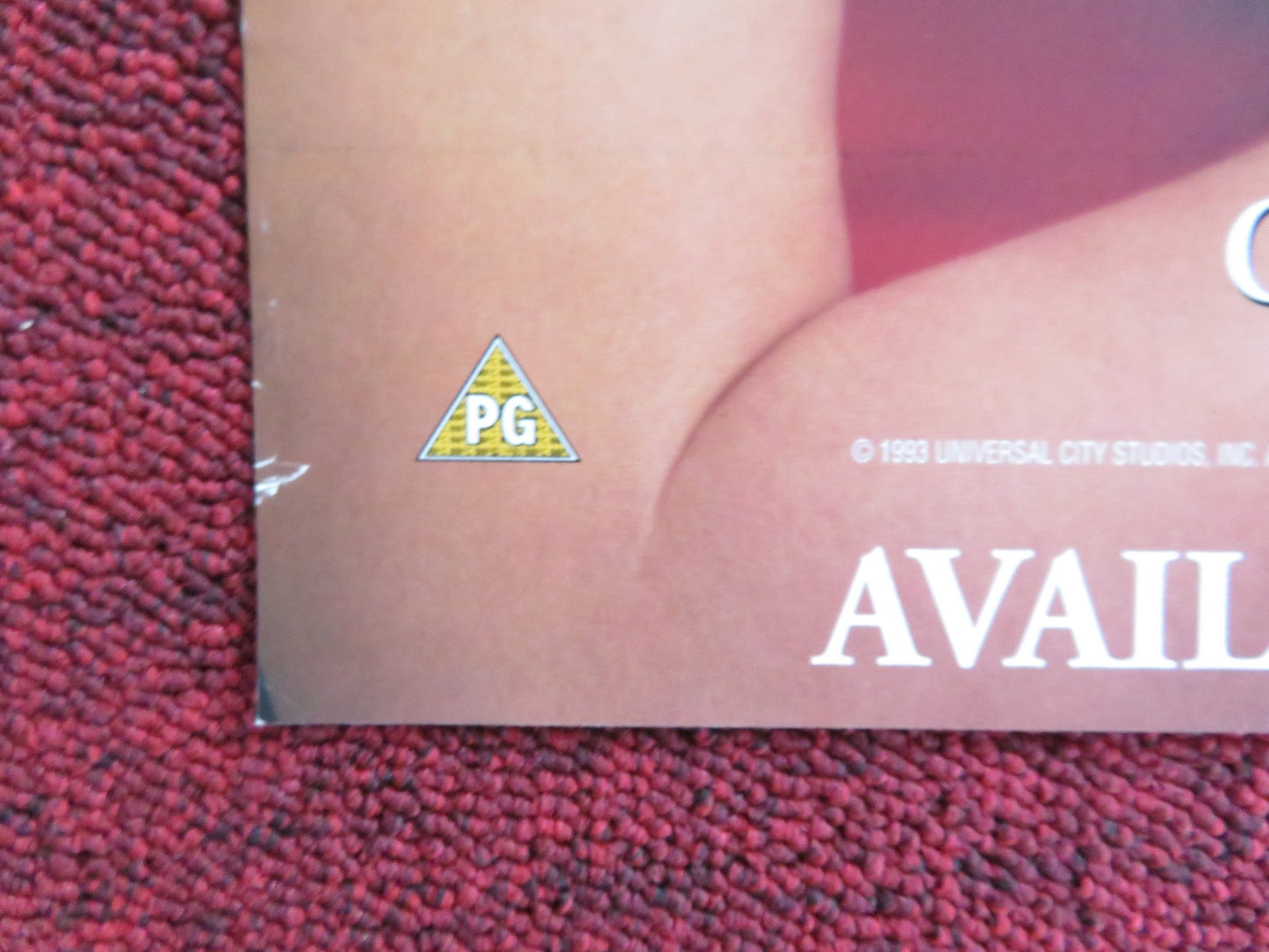 FOR LOVE OR MONEY VHS VIDEO POSTER MICHAEL J. FOX GABRIELLE ANWAR 1993 Rendezvous Cinema Movie posters