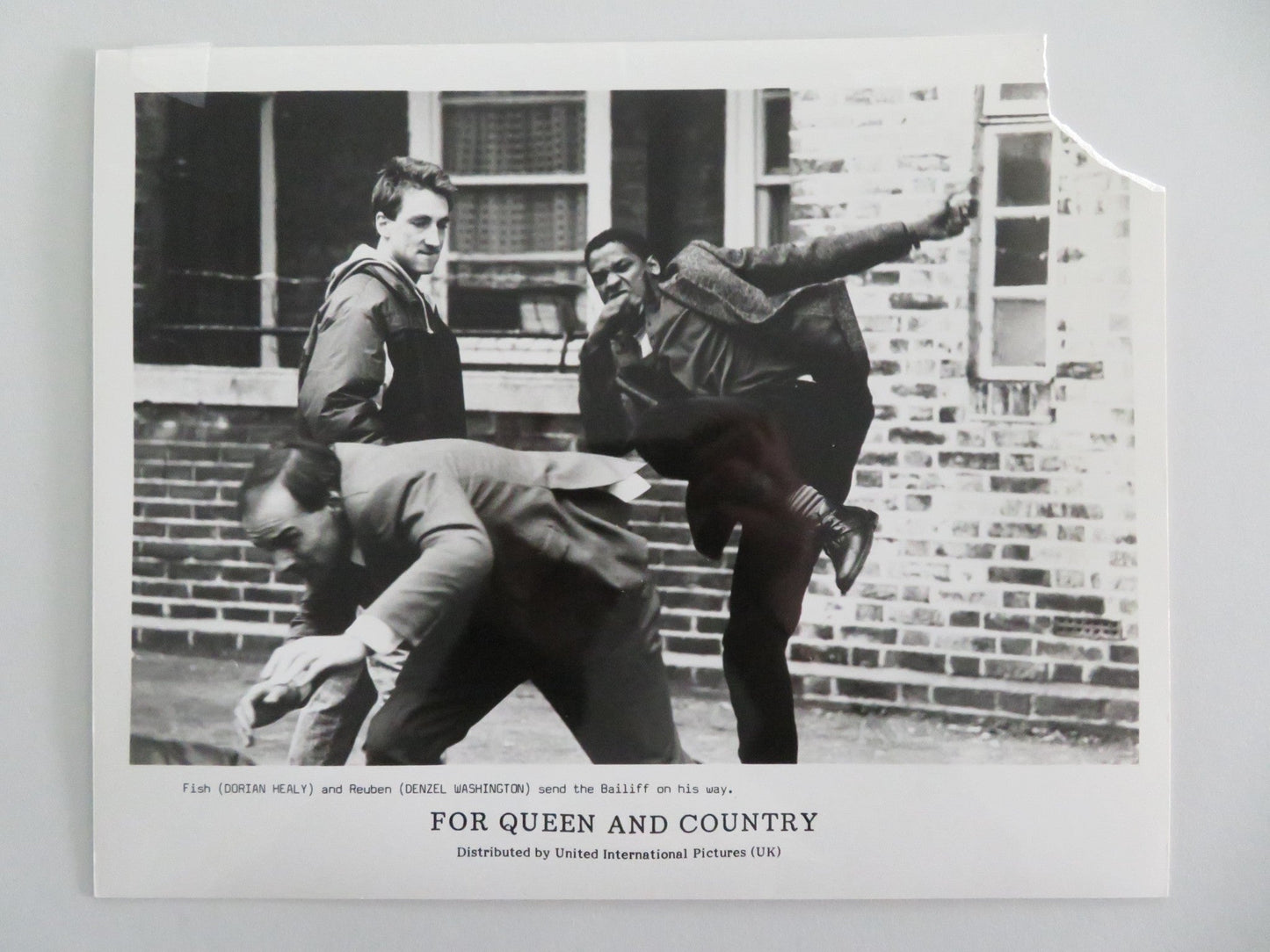 FOR QUEEN AND COUNTRY MOVIE STILL PHOTO LOT OF 6 DENZEL WASHINGTON D. HEALY 1988 Movie posters