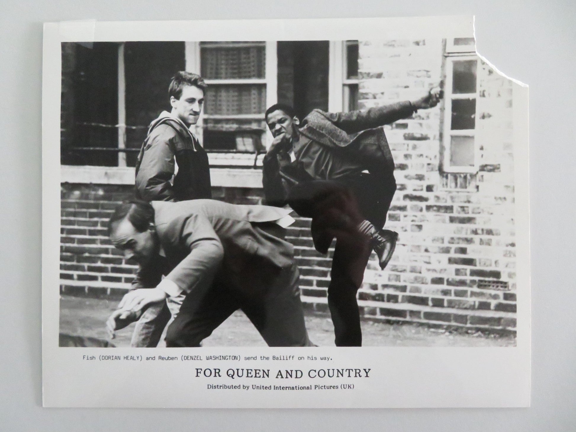 FOR QUEEN AND COUNTRY MOVIE STILL PHOTO LOT OF 6 DENZEL WASHINGTON D. HEALY 1988 Movie posters