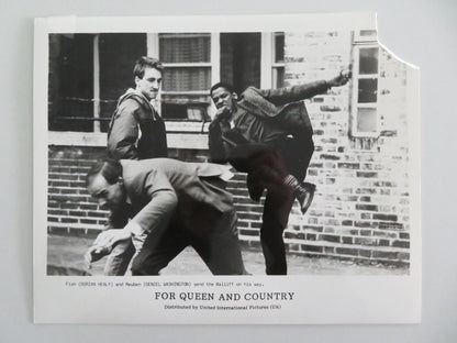 FOR QUEEN AND COUNTRY MOVIE STILL PHOTO LOT OF 6 DENZEL WASHINGTON D. HEALY 1988 Movie posters