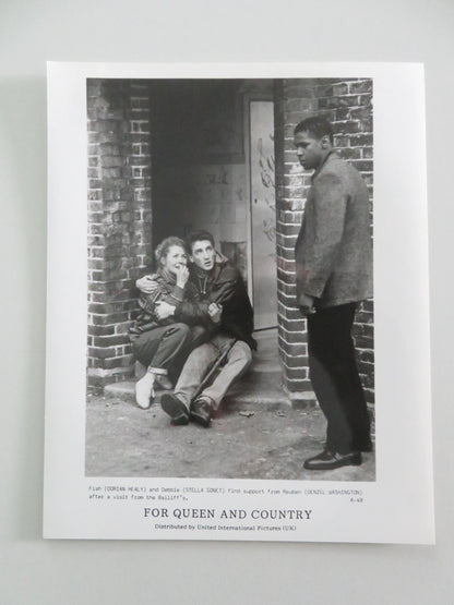 FOR QUEEN AND COUNTRY MOVIE STILL PHOTO LOT OF 6 DENZEL WASHINGTON D. HEALY 1988 Movie posters