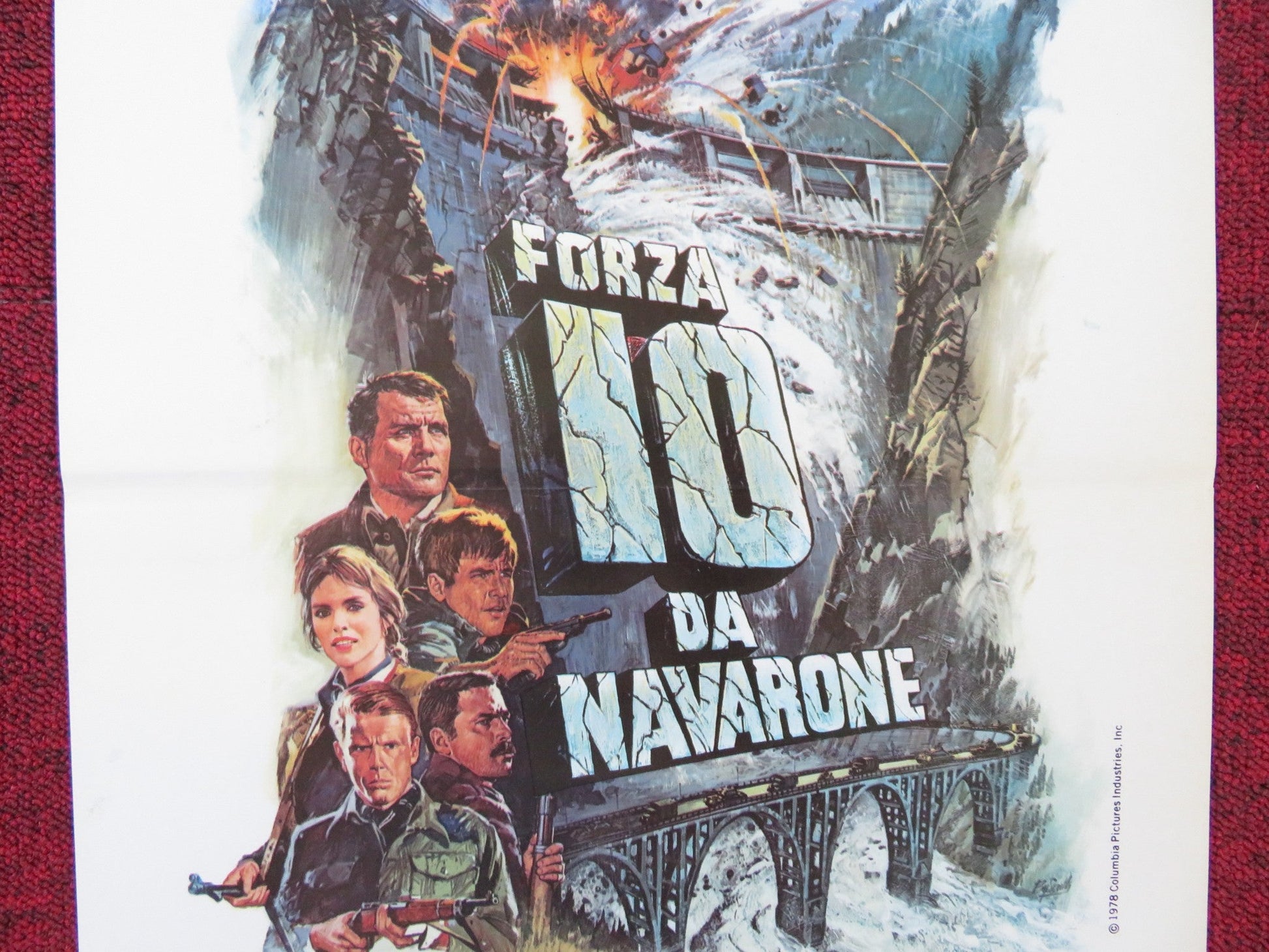 FORCE 10 FROM NAVARONE ITALIAN LOCANDINA POSTER ROBERT SHAW HARRISON FORD 1978 Rendezvous Cinema Movie posters
