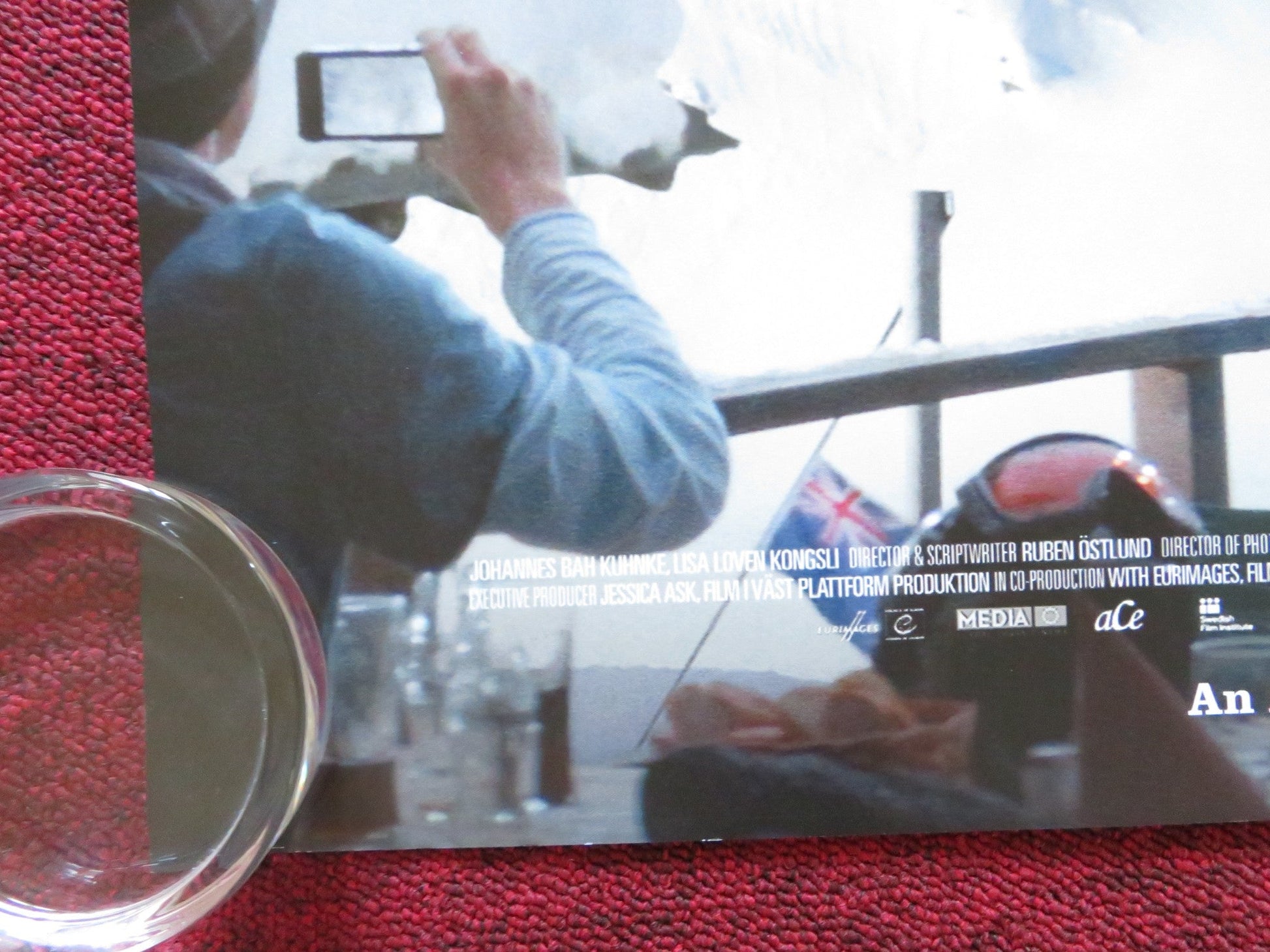 FORCE MAJEURE UK QUAD ROLLED POSTER JOHANNES KUHNKE LISA LOVEN KONGSLI 2014 Rendezvous Cinema Movie posters