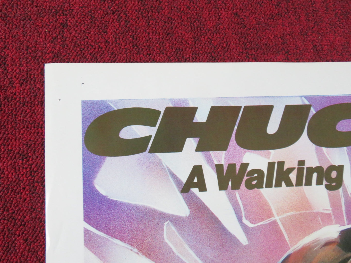 FORCED VENGEANCE FOLDED US ONE SHEET POSTER CHUCK NORRIS MARY LOUISE WELLER 1982 Rendezvous Cinema Movie posters