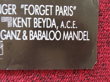 FORGET PARIS VHS VIDEO POSTER BILLY CRYSTAL DEBRA WINGER 1995 Rendezvous Cinema Movie posters
