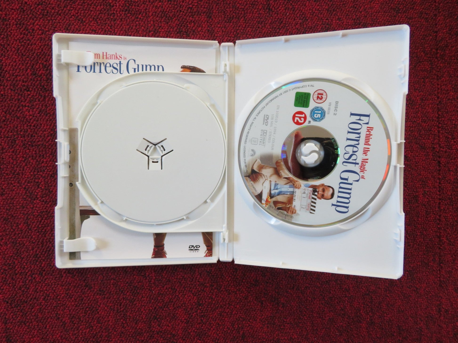 FORREST GUMP - SPECIAL COLLECTOR'S EDITION (DVD) TOM HANKS 1994 REGION 2 Rendezvous Cinema Movie posters