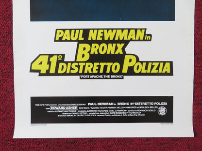 FORT APACHE THE BRONX ITALIAN LOCANDINA POSTER PAUL NEWMAN EDWARD ASNER 1981 Rendezvous Cinema Movie posters